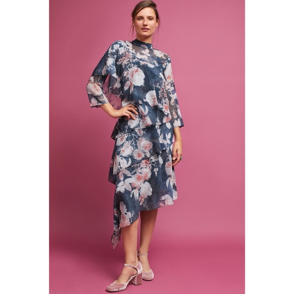 Anthropologie Dresses & Skirts - Anthropologie Sammy Tiered Floral Dress